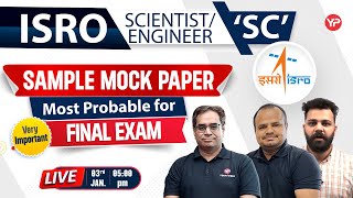 Most probable questions CSE ISRO Scientist/Engineer SC written exam | Check your preparation level