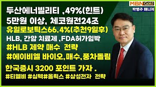 [대장주발굴의 달인 박병주](25.2.19) #유일로보틱스 66%달성 #두산에너빌리티, 5만 #HLB,간암치료제 허가 임박 #올릭스   #에이비엘바이오 10만원 목표#삼성전자