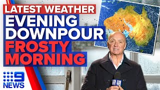Possible showers for Sydney, Hazardous surf warnings | Weather | 9 News Australia