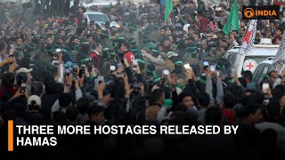 Three more hostages released by Hamas | DD India