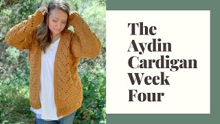 The Aydin Cardigan Crochet Along- Week Four