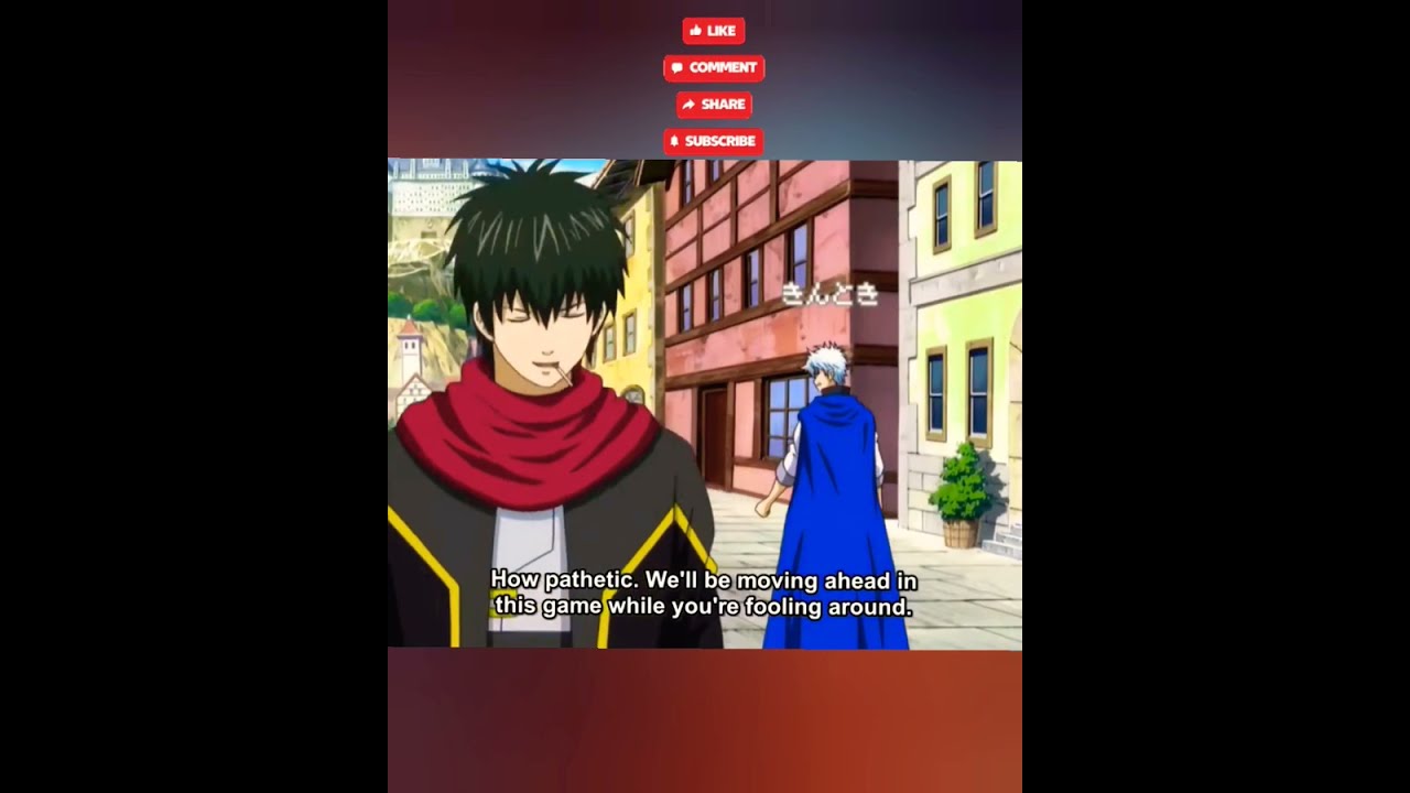 Bro Just KICKED himself out of existence#gintama#shorts#anime