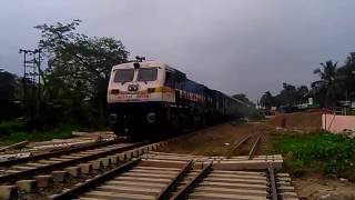 Bhairabi-silchar Passenger Train at Hailakandi Station.