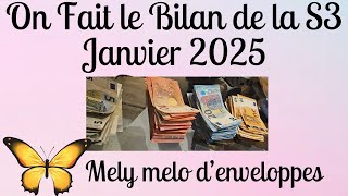 💶😘Bilan s 3 janvier et remplissage défis/système des enveloppes/débutante