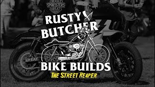 Rusty Butcher Builds // The Street Reaper 100in SSCycle Sportster