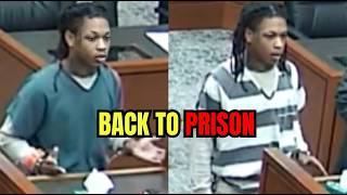 Teen Was Given a Chance, Now Back to Prison