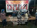 Bapak Lurah Sine, Sragen Merakyat dalam event Wisata Pasar Kuno mBah Demang Turi 2020