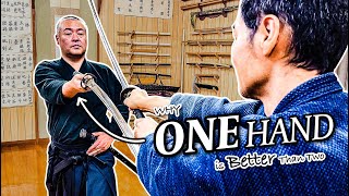Proving How Using Katana with One Hand is Stronger Than Two