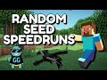 (RUSTY SPEEDRUNS) BEATING MINECRAFT SPEEDRUN RECORD 21:15 RSG