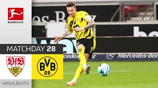VfB Stuttgart - Borussia Dortmund | 2-3 | Highlights | Matchday 28 – Bundesliga 2020/21