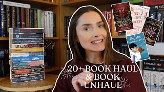 *20+ BOOK HAUL \u0026 BOOK UNHAUL 📚✨