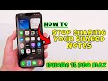 How to Stop Sharing Your Shared Notes iPhone 15/15 Pro Max