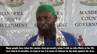 Sheikh Warash: On Behalf of MANDERA ULAMA I Encourage RESIDENTS to take COVID-19 Vaccine