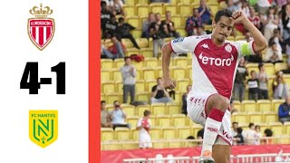 As Monaco Vs Nantes 4-1 All Goals & Extended Highlights League I 2022HD