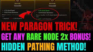 NEW PARAGON BOARD TRICK!! | Min \u0026 Max RARE NODES BONUS This Way!!