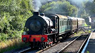 War Department No. 75008 Hunslet Austerity with the Pullman | Kent and East Sussex Railway