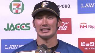 2017年6月10日 北海道日本ハム・大田選手・中田選手ヒーローインタビュー