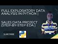 Full Exploratory Data Analysis (EDA) in Python | Sales Data Project for Beginners