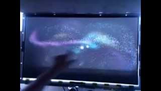 Multitouch table first test