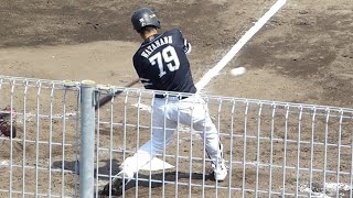 渡邊陸タイムリーヒット【2022年4月19日 ソフトバンクホークス対中日ドラゴンズ プロ野球 2軍ファーム戦 ウエスタンリーグ ナゴヤ球場】