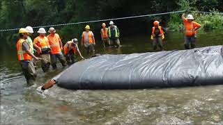 4ft and 8ft AquaDams, Stream Diversion, King County, WA 2016