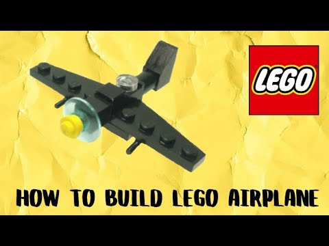 Micro Airplane Lego How To Build Youtube