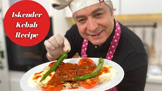 Special Iskender Kebab Recipe  🌱Delicious Turkish food from Turkey's Best Chef 👨‍🍳 Chef Oktay Usta