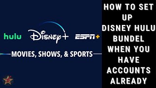 How to set up Disney plus Hulu Bundle