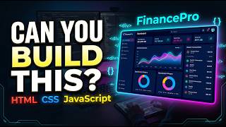 Build a Pro Finance Tracker with HTML, CSS & JavaScript