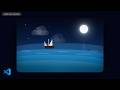Relaxing Night Ocean 🌙 Pure HTML & CSS Animation (No JavaScript) | ASMR Coding