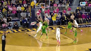 CLOSE GAME ALERT: Final 3 Minutes of Oregon at Michigan | Big Ten Basketball | 02/05/2025