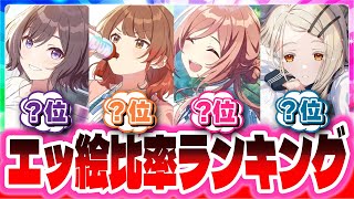 【学園アイドルマスター】「エッ絵の比率が最も高いアイドル」に対する反応集【学マス】#学マス #反応集 #あさり先生 #花見佑芽 #姫崎莉波