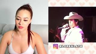 COLOMBIANA REACCIONA A Chalino Sánchez - Nieves de Enero (En Vivo)