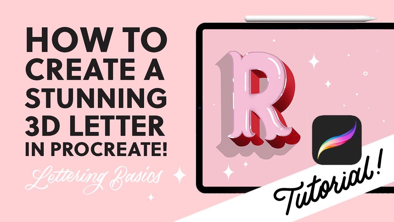 How To Make 3d Letters Procreate At Hudson Slattery Blog