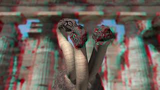 My Tribute to Animation Genius Ray Harryhausen - Anaglyph 3D Red/Cyan Animation