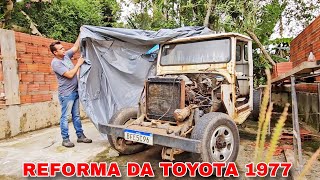 VOLTEI NA TOYOTA ABANDONADA APÓS 40 DIAS VAMOS REMOVER ESSA CABINE O CHASSI TÁ COM PROBLEMAS