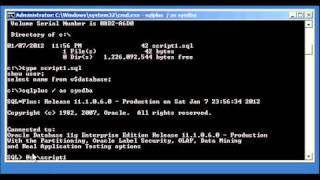 Oracle DBA Justin - How to execute sql and Sqlplus commands from an external script