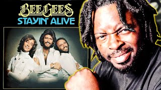 First Time REACTING to Bee Gees - Staying ALIVE Reaction