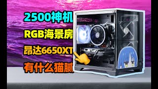 2500元海景房装机！配件全新畅玩3A，昂达6650XT另有隐情？【如舟】