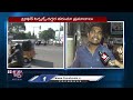 accidents occur on roads due to traffic signals not working warangal v6 news