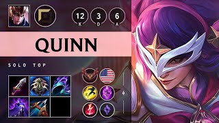 Quinn Top vs Malphite: Triple Kill, Godlike - NA Grandmaster Patch 14.24