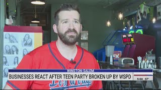 Downtown Winston-Salem businesses react after police break up large teen party