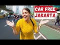 Kami Tidak Mengharapkan Ini di Jakarta Indonesia 🇮🇩 Hari tanpa kendaraan bermotor