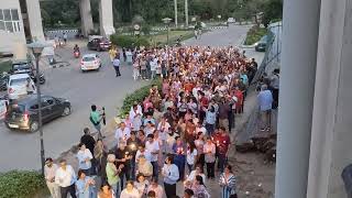 Candle light March by PGI doctor Chandigarh