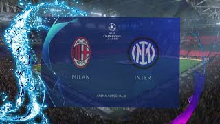 Derby Della Madonnina Inter Milan vs AC Milan UCL CHAMPIONS LEAGUE‼️PS5 FIFA 22 Bank Javier channel