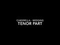 the wedding tenor part