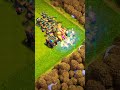 Clone Spell +Super wizard blimps Vs Th14+ giga inferno+poisonous #coc #shorts #clashofclans #clash
