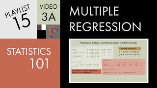 Statistics 101: Multiple Linear Regression, Evaluating Basic Models