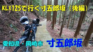 【散歩】KLX125で行く寸五郎坂（後編）