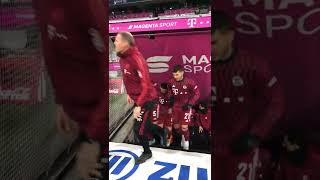 MÜLLER GNABRY TOLISSO KIMMICH AND OTHER BEFORE MATCH VS RB LEIPZIG